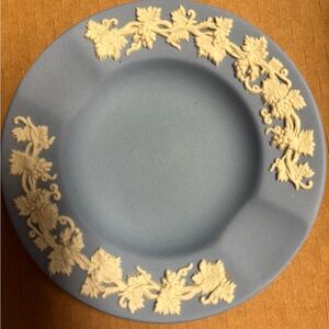Wedgewood Classic Blue and Cream ashtray